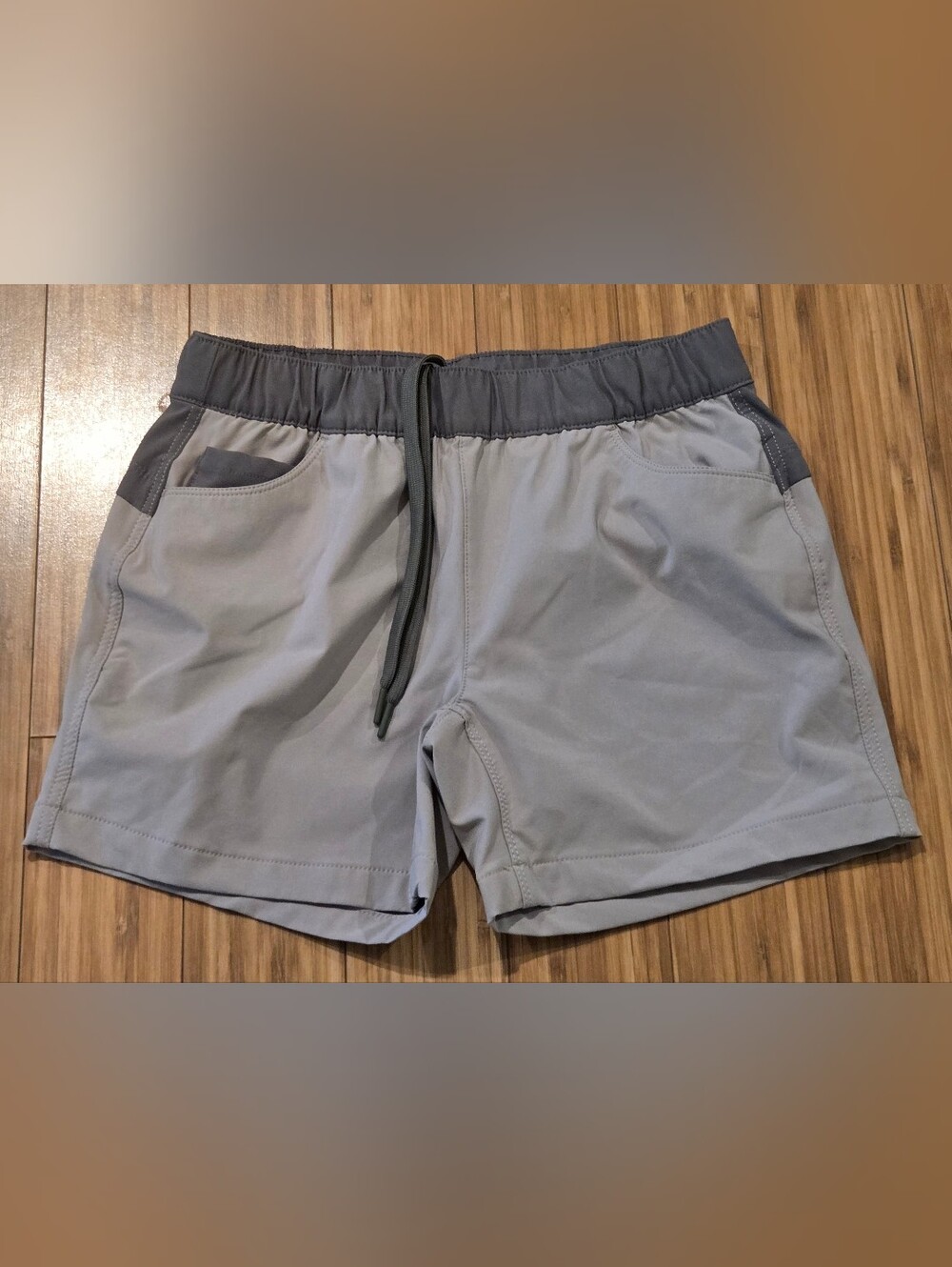 Eddie Bauer Gray Athletic Drawstring Shorts